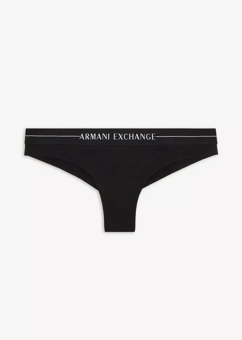 Armani Exchange Icon Logo Stretch Cotton Brief
